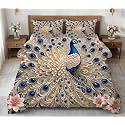 Premium 7D Printed King Size Bedsheet Set
