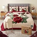 Premium 7D Printed King Size Bedsheet Set