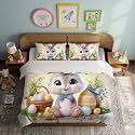 Premium 7D Printed King Size Bedsheet Set