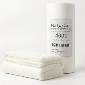 Premium Absorbent Cotton Roll 400g Net Weight