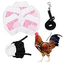 Adjustable Chicken Harness Diaper (5.4ft Leash) – Breathable &amp; Washable Secure Training for Hens, Ducks &amp; Chicks | Outdoor Walking &amp; Discipline Solution(Medium, Camouflage Green)