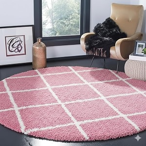 Premium Antiskid Shaggy Carpet Rug Plain Fur