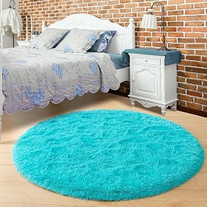 Premium Antiskid Shaggy Carpet Rug Plain Fur