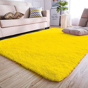 Premium Antiskid Shaggy Carpet Rug Plain Fur