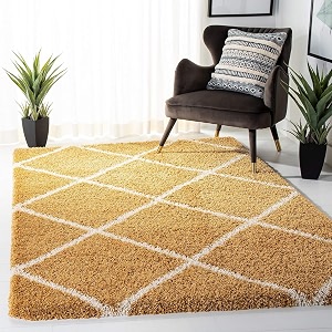Premium Antiskid Shaggy Carpet Rug Plain Fur