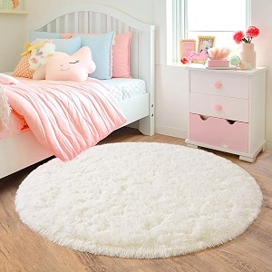Premium Antiskid Shaggy Carpet Rug Plain Fur
