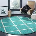 Premium Antiskid Shaggy CarpetRug Plain Fur Rectangular
