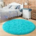 Premium Antiskid Shaggy CarpetRug Plain Fur Rectangular