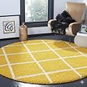 Premium Antiskid Shaggy CarpetRug Plain Fur Rectangular
