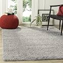 Premium Antiskid Shaggy CarpetRug Plain Fur Rectangular