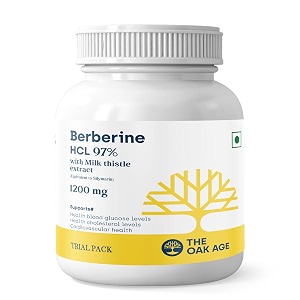 premium berberine 97 with milk thistle- trialtravel pack - 7 servings 14 capsules