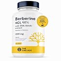 Berberine HCl 97% with Milk Thistle Supplement| 60 Capsules
