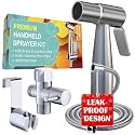 Premium Bidet Sprayer - Handheld Bide Jet Spray for Toilet | Adjustable Water Pressure | Leak-Proof Stainless Steel Toilet Bedit Sprayer | Muslim Shower | Cloth Diaper Washer | Bathroom Bidet