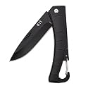 Premium Black Foldable Fruit Knife (7 Inch) – Manual Foldable Pocket Knife – Black Painted Stainless Steel Blade – Utility Kitchen Fruit and Vegetable Cutter – Kitchen Use