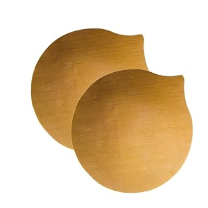premium brown round roti sheet 2 piece holige obbattu silicone baking mat set heat resistant reusable food-grade backing mat