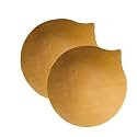 Premium Brown Round Roti Sheet, 2 Piece Holige Obbattu Silicone Baking Mat Set, Heat Resistant Reusable Food-Grade Backing Mat