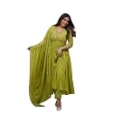 Premium Cotton Embroidered Anarkali Suit Set for