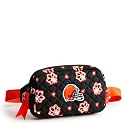 Vera Bradley Premium Cotton Large Travel Duffel Bag, Royal Blue/Red Bandana