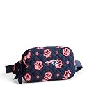 Vera Bradley Premium Cotton Large Travel Duffel Bag, Royal Blue/Red Bandana