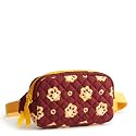 Vera Bradley Premium Cotton Large Travel Duffel Bag, Royal Blue/Red Bandana
