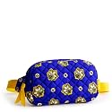 Vera Bradley Premium Cotton Large Travel Duffel Bag, Royal Blue/Red Bandana