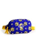 Vera Bradley Premium Cotton Large Travel Duffel Bag, Royal Blue/Red Bandana