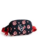 Vera Bradley Premium Cotton Large Travel Duffel Bag, Royal Blue/Red Bandana