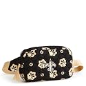Vera Bradley Premium Cotton Large Travel Duffel Bag, Royal Blue/Red Bandana