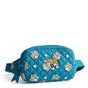 Vera Bradley Premium Cotton Large Travel Duffel Bag, Royal Blue/Red Bandana
