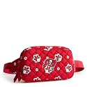 Vera Bradley Premium Cotton Large Travel Duffel Bag, Royal Blue/Red Bandana