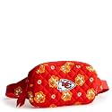 Vera Bradley Premium Cotton Large Travel Duffel Bag, Royal Blue/Red Bandana
