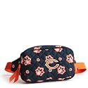 Vera Bradley Premium Cotton Large Travel Duffel Bag, Royal Blue/Red Bandana