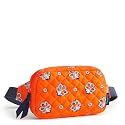Vera Bradley Premium Cotton Large Travel Duffel Bag, Royal Blue/Red Bandana