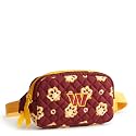 Vera Bradley Premium Cotton Large Travel Duffel Bag, Royal Blue/Red Bandana