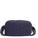 Vera Bradley Premium Cotton Large Travel Duffel Bag, Royal Blue/Red Bandana