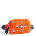 Vera Bradley Premium Cotton Large Travel Duffel Bag, Royal Blue/Red Bandana