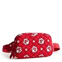 Vera Bradley Premium Cotton Large Travel Duffel Bag, Royal Blue/Red Bandana