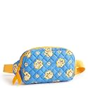 Vera Bradley Premium Cotton Large Travel Duffel Bag, Royal Blue/Red Bandana