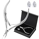 Premium Cuticle Trimmer &amp; Nippers, Stainless Steel, Sharp 1/4 Jaw Blades