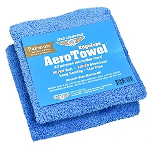premium edgeless microfiber towels 2-pack super soft
