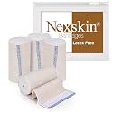 Premium Elastic Bandage Wrap (4” Wide, 4 Pack) - Nexskin Latex Free Athletic/Medical Compression Bandages Hook & Loop Fasteners at Both Ends - Lifetime Washable & Reusable Bandages