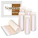 Premium Elastic Bandage Wrap (6” Wide, 6 Pack) - Nexskin Latex Free Athletic/Medical Compression Bandages Hook &amp; Loop Fasteners at Both Ends - Lifetime Washable &amp; Reusable Bandages