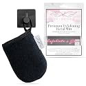 Premium Exfoliating Facial Mitt 1pc, Dual-Sided Makeup Remover & Face Glove