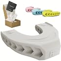 Premium Facial Exerciser - Jawline Exerciser for Men and Women – Tighten, Tone & Strengthen, Target your jawline, chin, lips and cheekbones - Food-grade Silicone (Cool Grey)