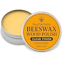Premium Natural Beeswax Polish for Wood &amp; Furniture, Food Safe - 7 Fl Oz