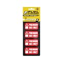 Premium Gas Only Sticker, High Octane Labels 91, 93 Stickers for ATVs, Sports and Race Cars - Weather Proof, Extreme Stick, Commercial Grade by Fuel Stickers - USA Made (2x1 inch), 40 Labels