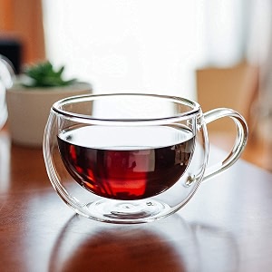 premium glass coffee mug tea cups set of 6-200 ml transparent glass cups set for coffee green tea herbal tea lemon tea milk cup hotcold drinks cups 6 brewsphere