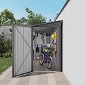 Premium Heavy-Duty Metal Carport with Galvanized Steel Roof and Reinforced Frame for Outdoor Vehicle and Equipment Shelter (4x9FT+Gray)