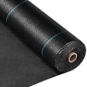 Premium Heavy Duty weedmat 110 GSM (2 Meters * 50 Meters) sulzer Weed Control mat Barrier Landscape Fabric, High Water Permeability, UV Resistant, Black Blocks Sunlight Smooth Edges