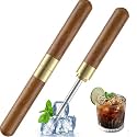 Premium Ice Pick Awl with Wooden Handle Stainless Steel Ice Crusher Tool for Cocktails, Bar & Home Use, Durable Manual Ice Breaking Tool for Whiskey, Mojito, Bartending & Drink Preparation
